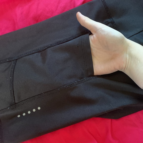 Biker Shorts, Black, Size Small, brand: LEG3ND , made in Europe. PHONE POCKETS - Picture 4 of 4